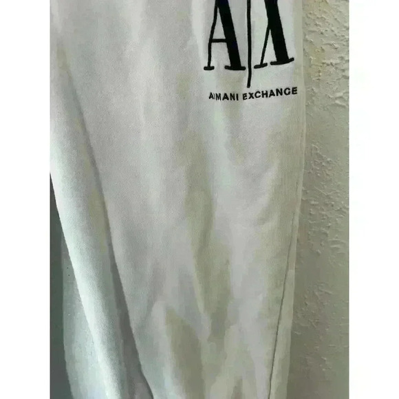 A|X Armani Exchange Women's Athleisure Jersey Fleece Trousers Jogger white Sz M - Picture 13 of 16